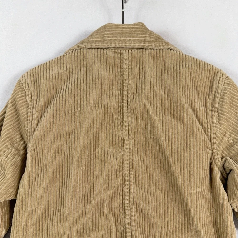 Vintage Gymboree Corduroy Pea Coat Toddler 2T Tan Double Breasted Classic Preppy
